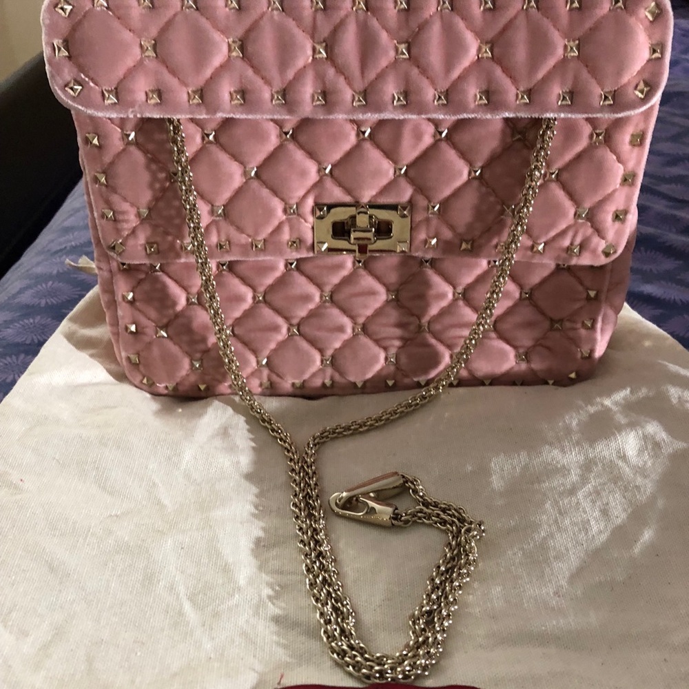 Valentino Pink Studded Pocketbook
